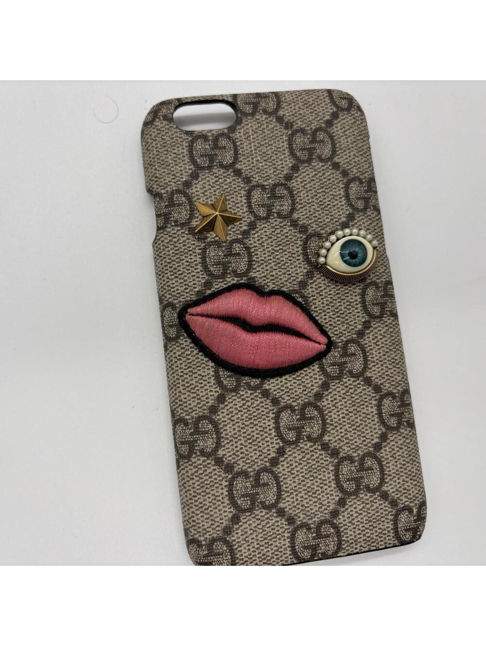 GUCCI GG iPhone 6 Case Embroidered Face